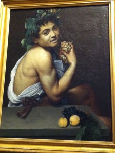 The sick Bacchus -Michaelangelo Merisi da Caravaggio  (Author's photo)