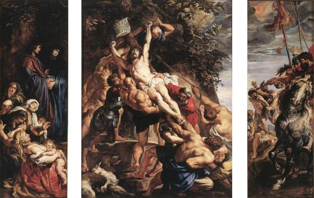 The Raising of Christ on the Cross - Peter Paul Rubens
